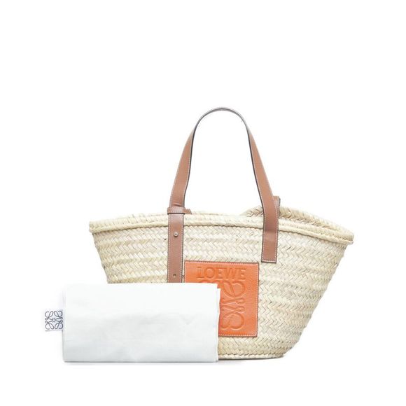 Pre Loved Loewe Raffia Basket Tote Bag in AB Condition - Picture 9 of 10